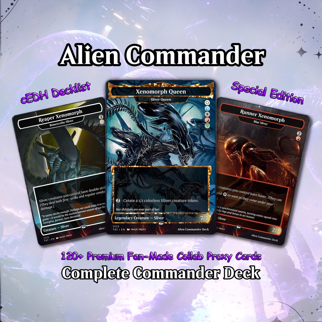 Alien Commander Deck — Sliver Tribal Commander deck