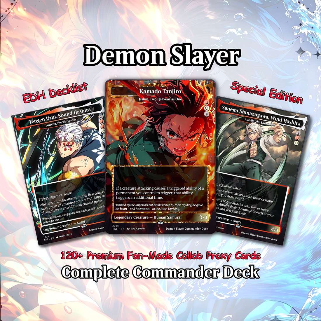 Demon Slayer Commander Deck — Mardu Attack Triggers Commander deck