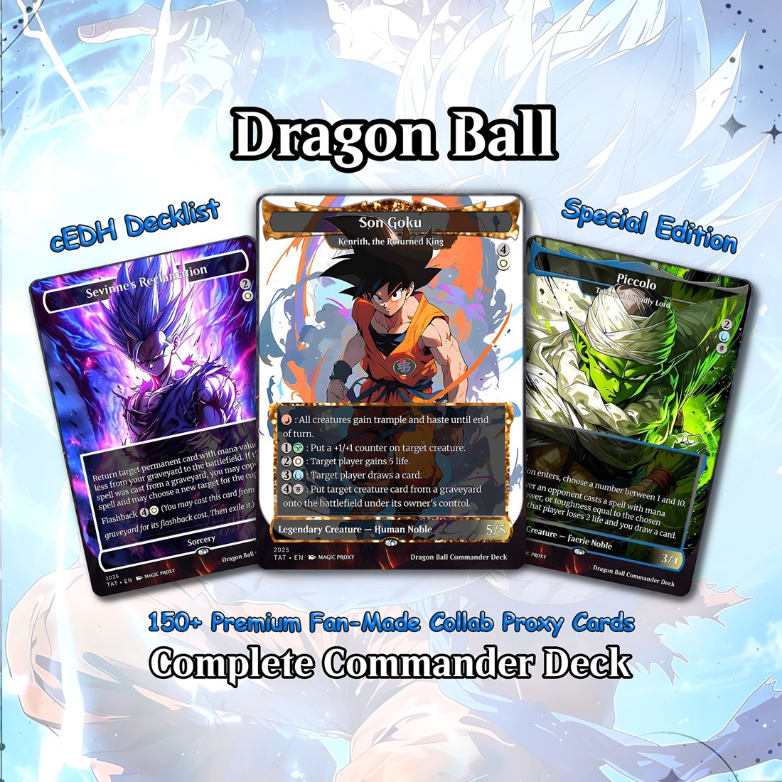 Dragon Ball Commander Deck — Kenrith — Five-Colour Combo Commander deck