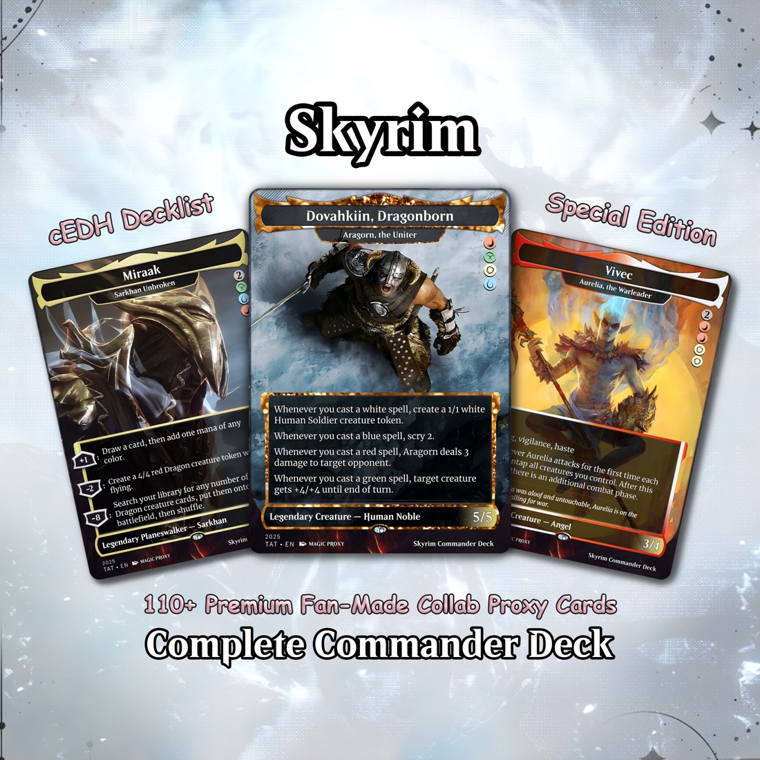 Skyrim Commander Deck — Multicolour Value Commander deck