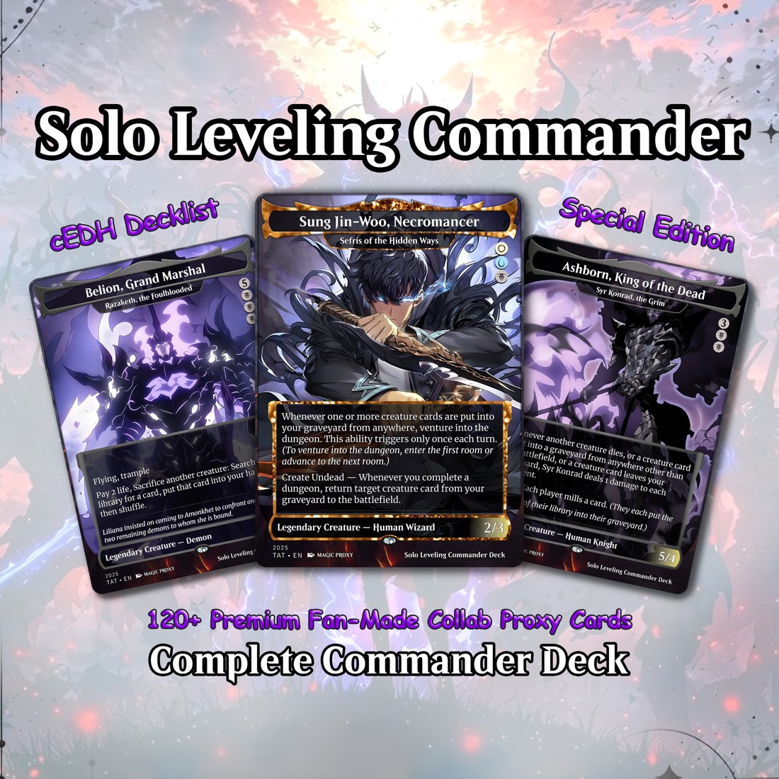 Solo Leveling Commander Deck — Sefris — Esper Reanimator Commander deck