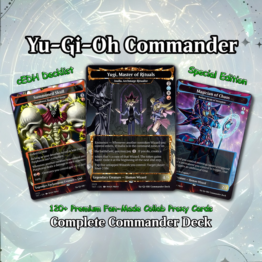 Yu-Gi-Oh Dark Magician Commander Deck — Wizard Tribal Commander deck
