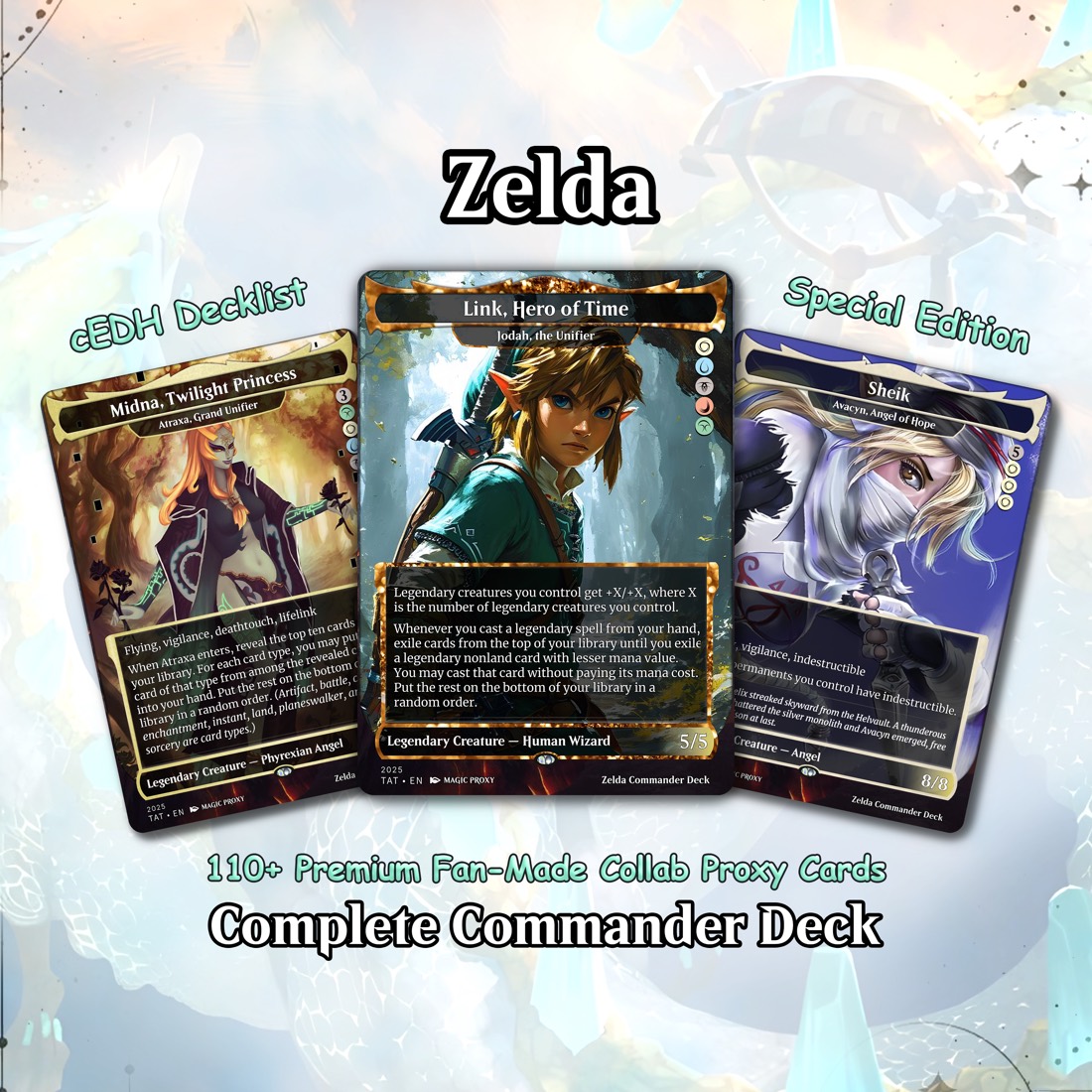 Saviors of Hyrule Commander Deck - Five-Colour Legendary Commander deck